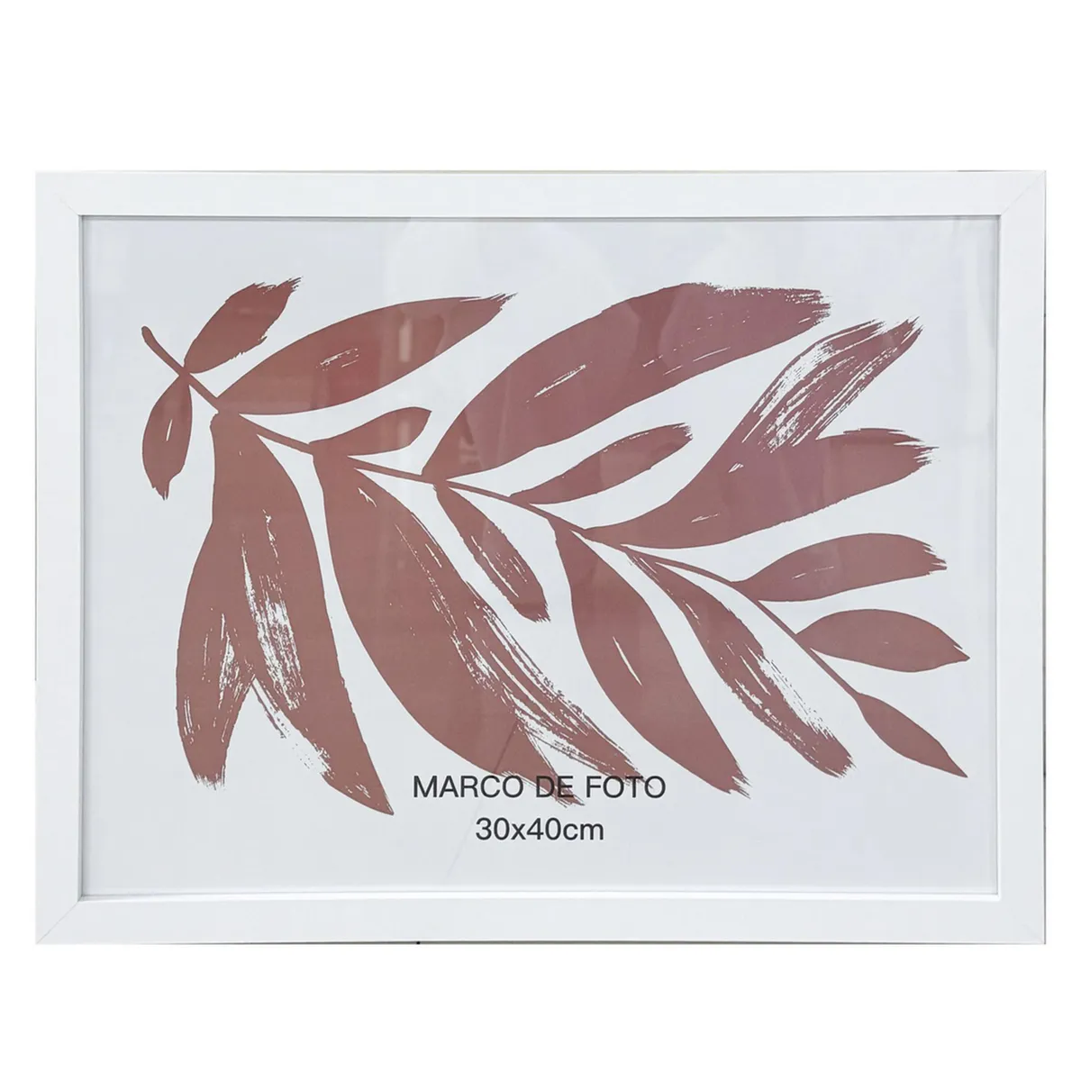 JUST HOME COLLECTION - Marco de Foto Ideals 30x40 cm Blanco Plástico
