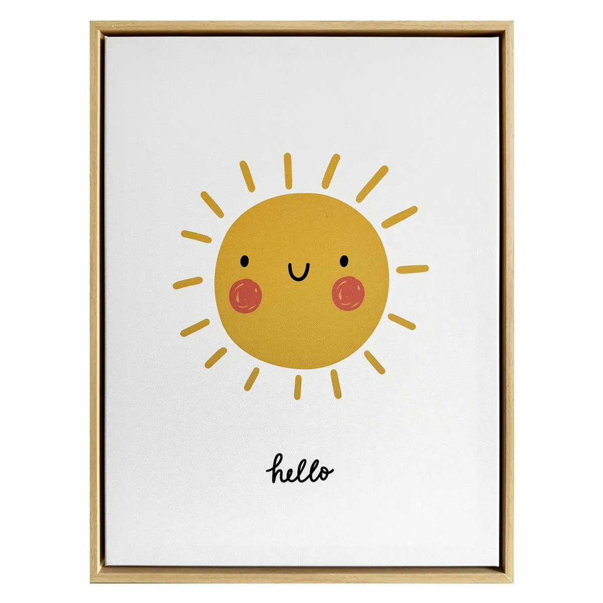 JUST HOME COLLECTION - Cuadro Sol 30x40 cm