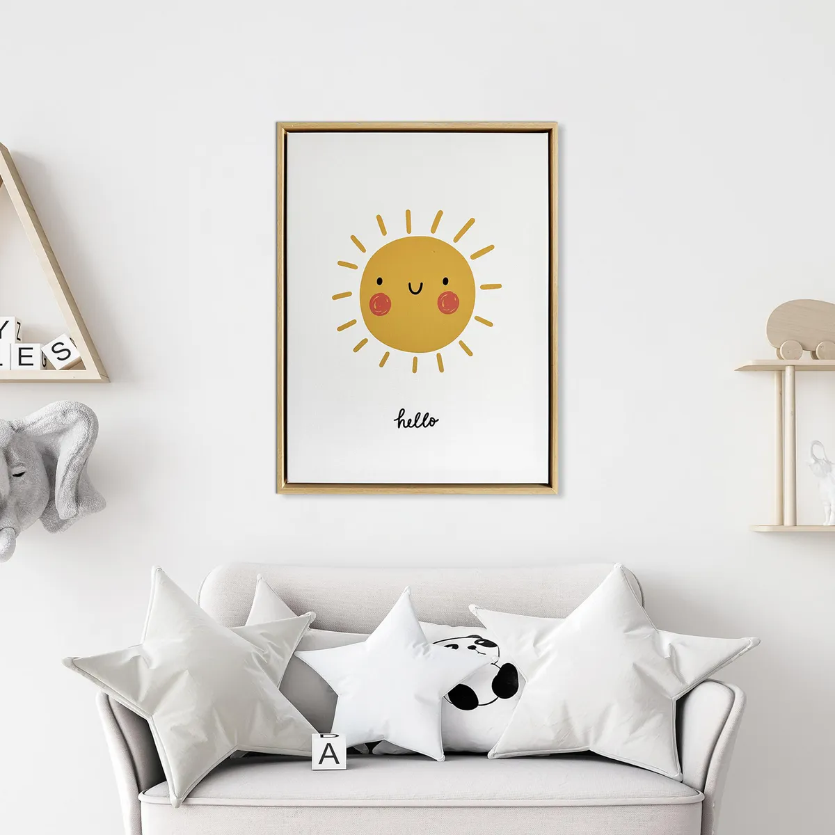 JUST HOME COLLECTION - Cuadro Sol 30x40 cm