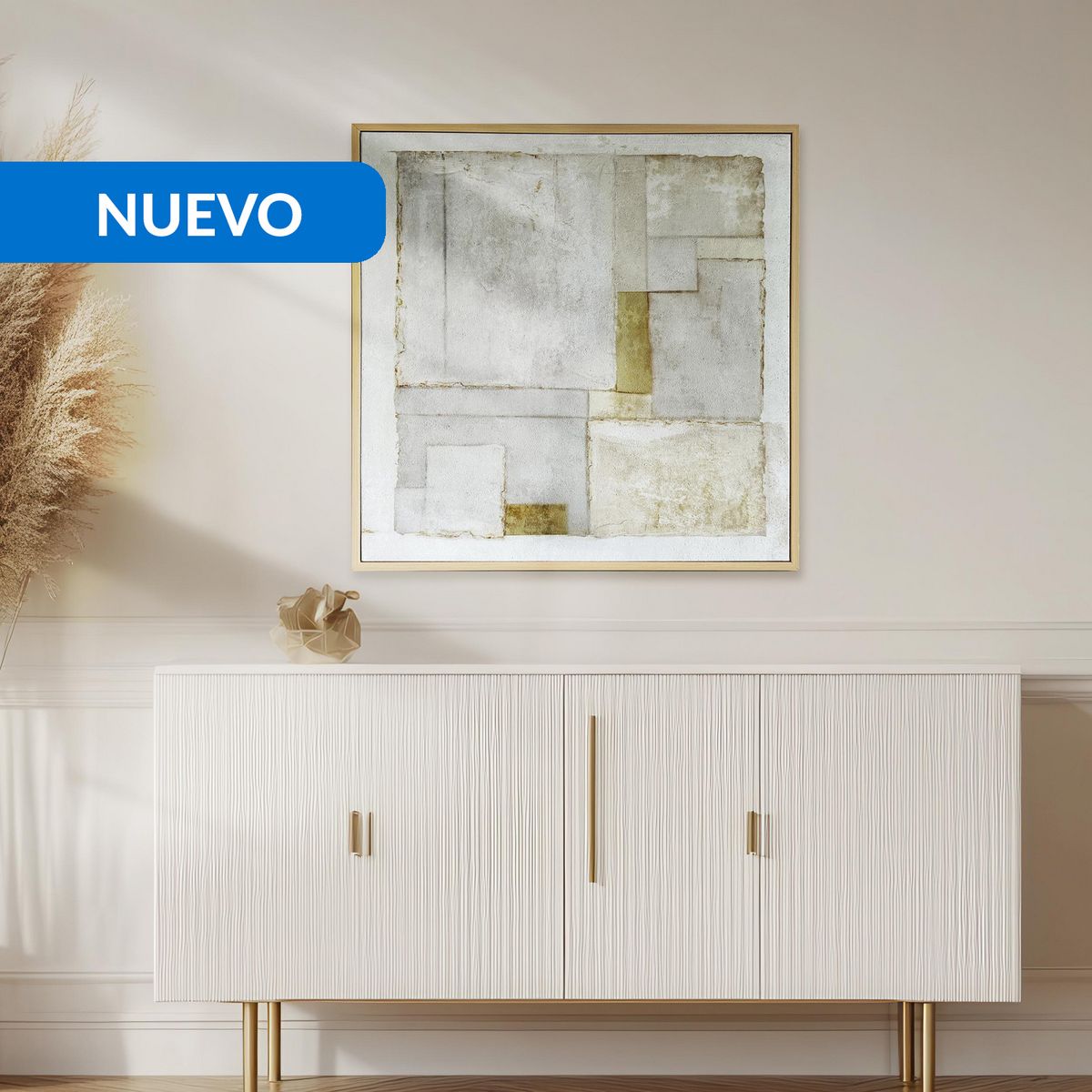 JUST HOME COLLECTION - Cuadro Decorativo Natural 78.8x78.8 cm
