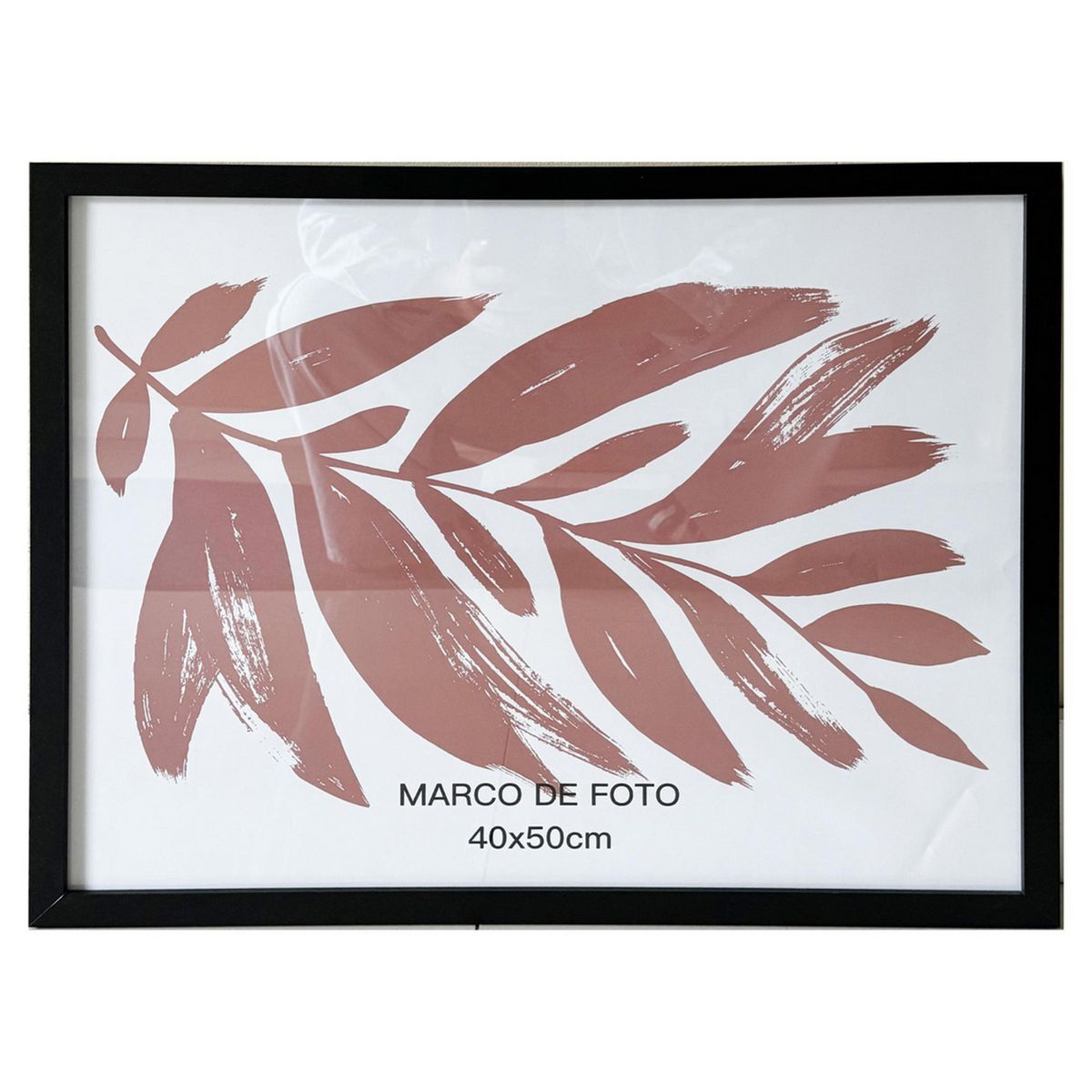JUST HOME COLLECTION - Marco de Foto Ideals 40x50 cm Negro Plástico