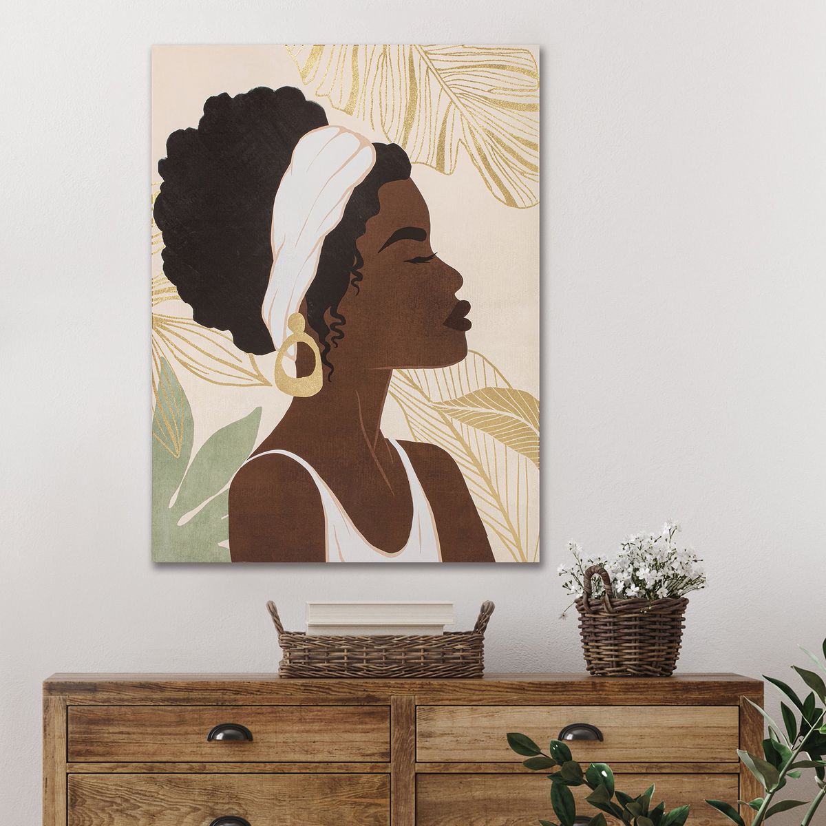 JUST HOME COLLECTION - Canvas Mujer 60x80 cm