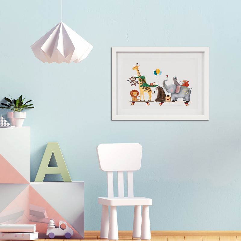 JUST HOME COLLECTION - Cuadro Decorativo Animalitos 40x30 cm