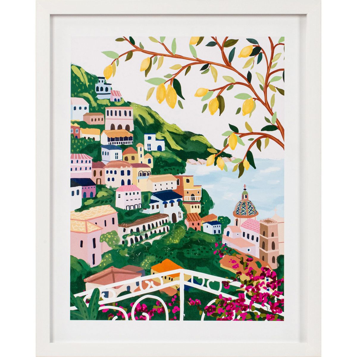 JUST HOME COLLECTION - Cuadro Ciudad Colores 40x50 cm