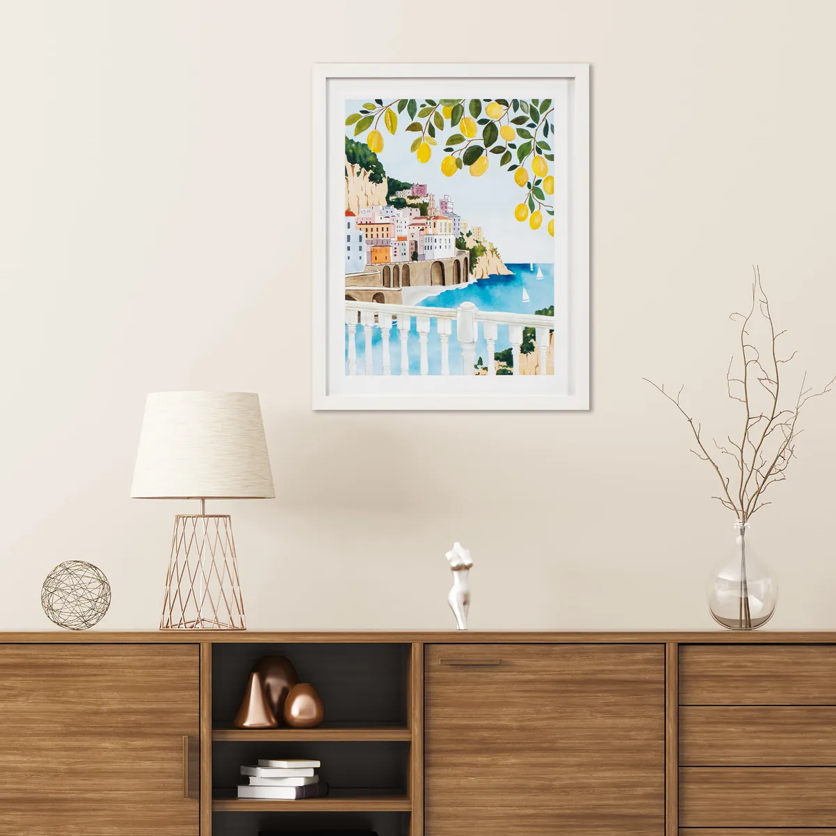 JUST HOME COLLECTION - Cuadro Cuidad 40x50 cm