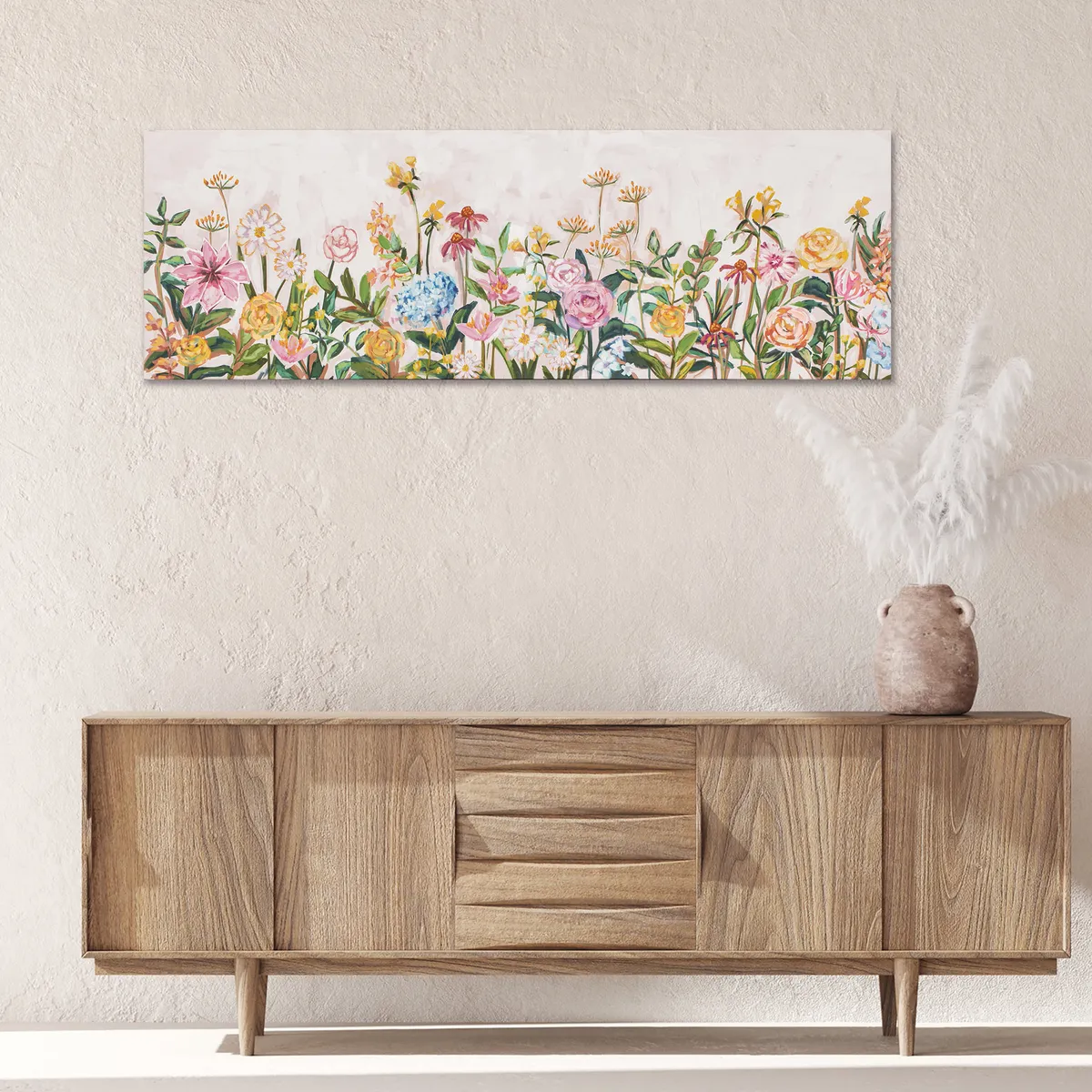 JUST HOME COLLECTION - Canvas Flores 40x120 cm