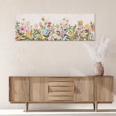 JUST HOME COLLECTION - Canvas Flores 40x120 cm