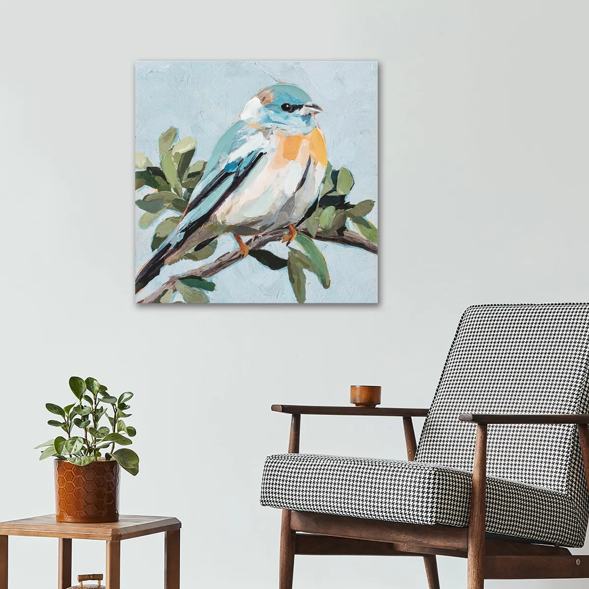 JUST HOME COLLECTION - Canvas Pajarito 40x40 cm