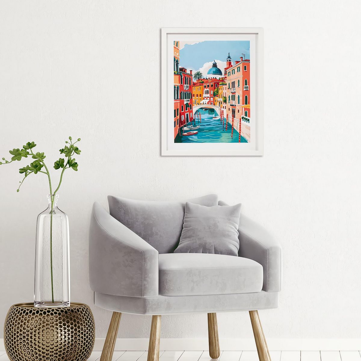 JUST HOME COLLECTION - Cuadro Ciudad 40x50 cm
