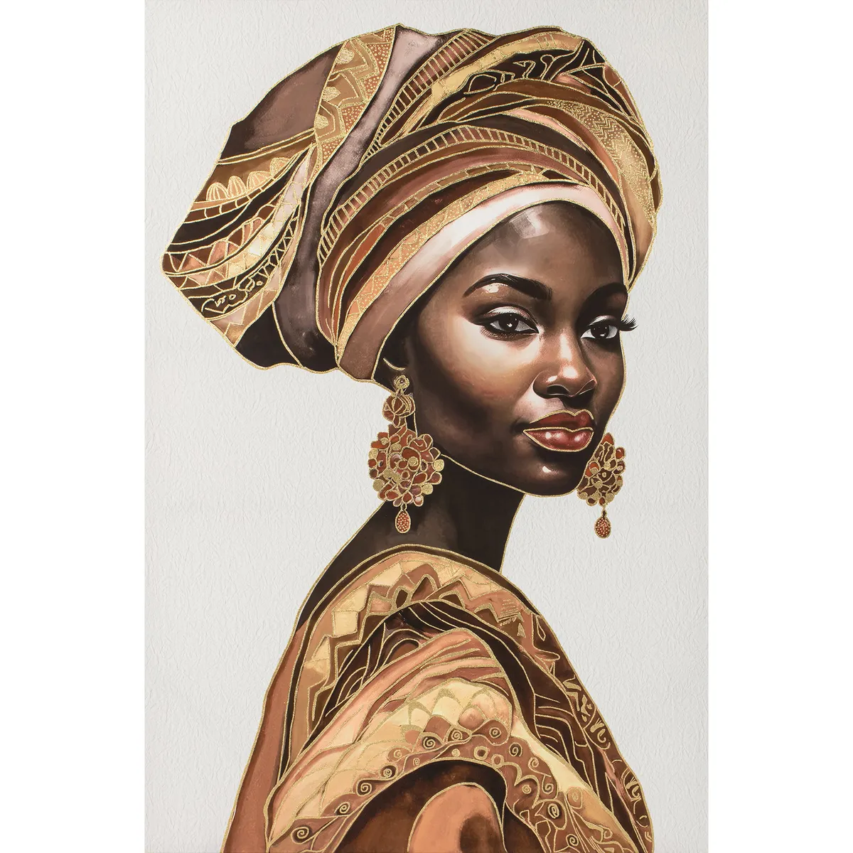 JUST HOME COLLECTION - Canvas Mujer 80x120 cm