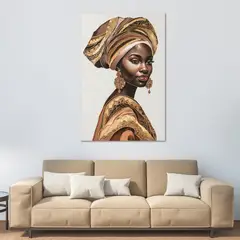 JUST HOME COLLECTION - Canvas Mujer 80x120 cm