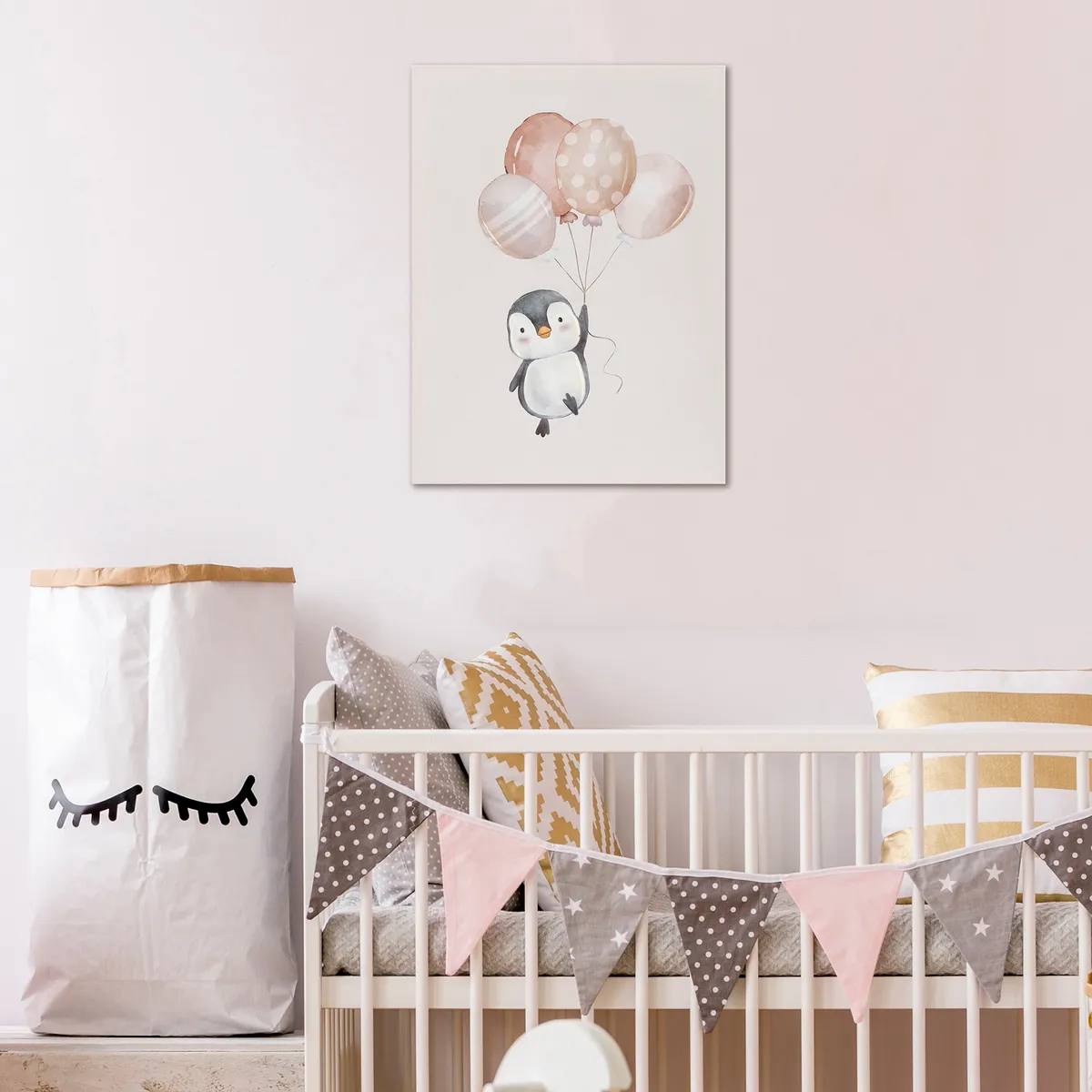 JUST HOME COLLECTION - Canvas Pingüino 30x40 cm