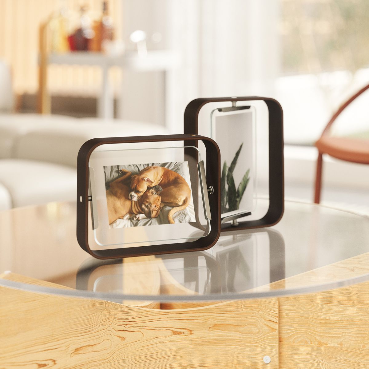 UMBRA - Marco de Foto Bellwood 13x18 cm Café Madera