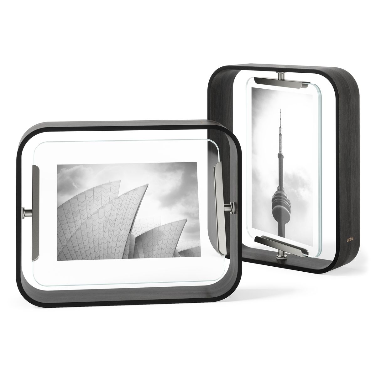 UMBRA - Marco de Foto Bellwood 13x18 cm Negro Madera