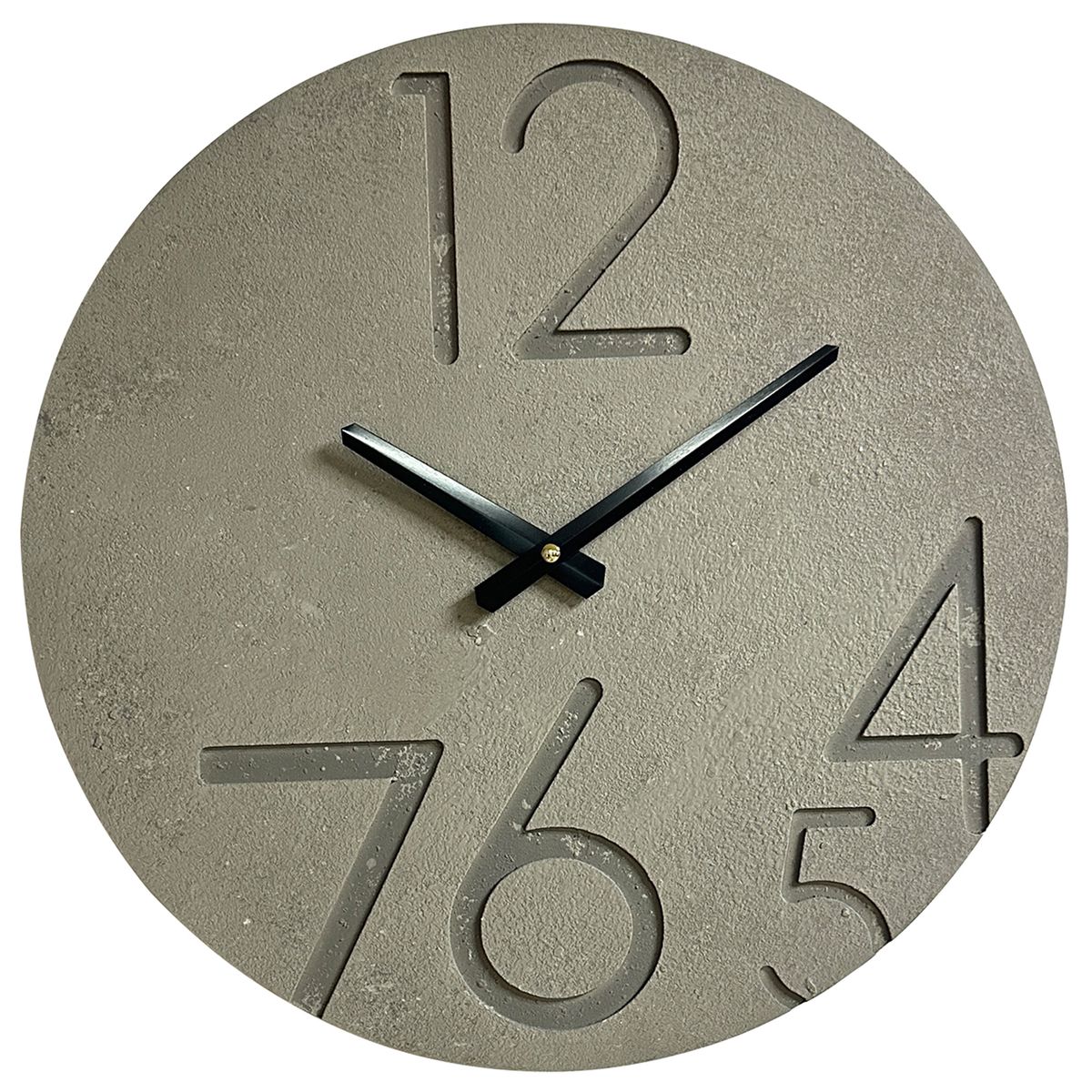 JUST HOME COLLECTION - Reloj de Pared Samor 40 cm Negro