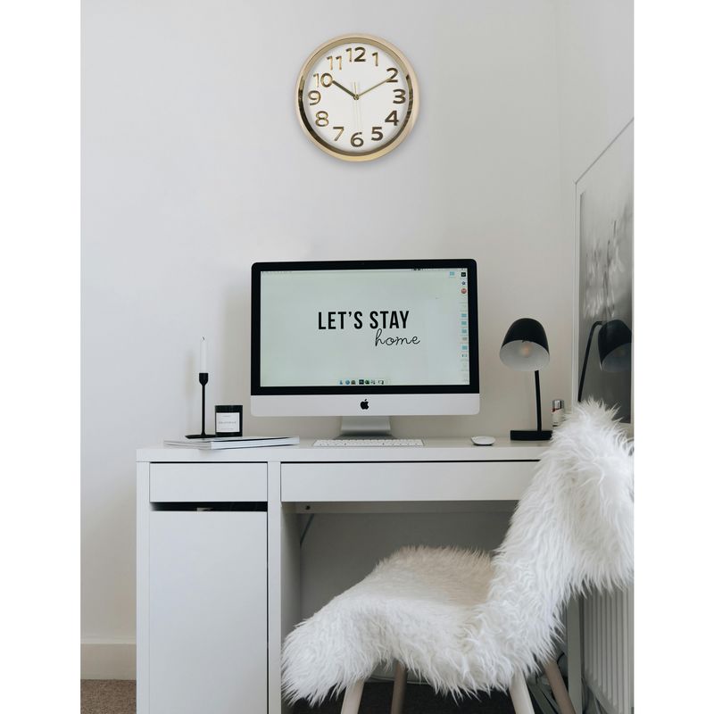 JUST HOME COLLECTION - Reloj Vintage Cuad 30x30 Negro