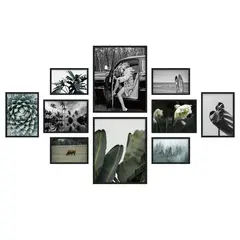 JUST HOME COLLECTION - Set Marco De Foto Ngr 10 Pcs