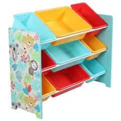 JUST HOME COLLECTION - Estante Perezoso Plástico 3 Nivel(es) 84x30x30 cm Multicolor