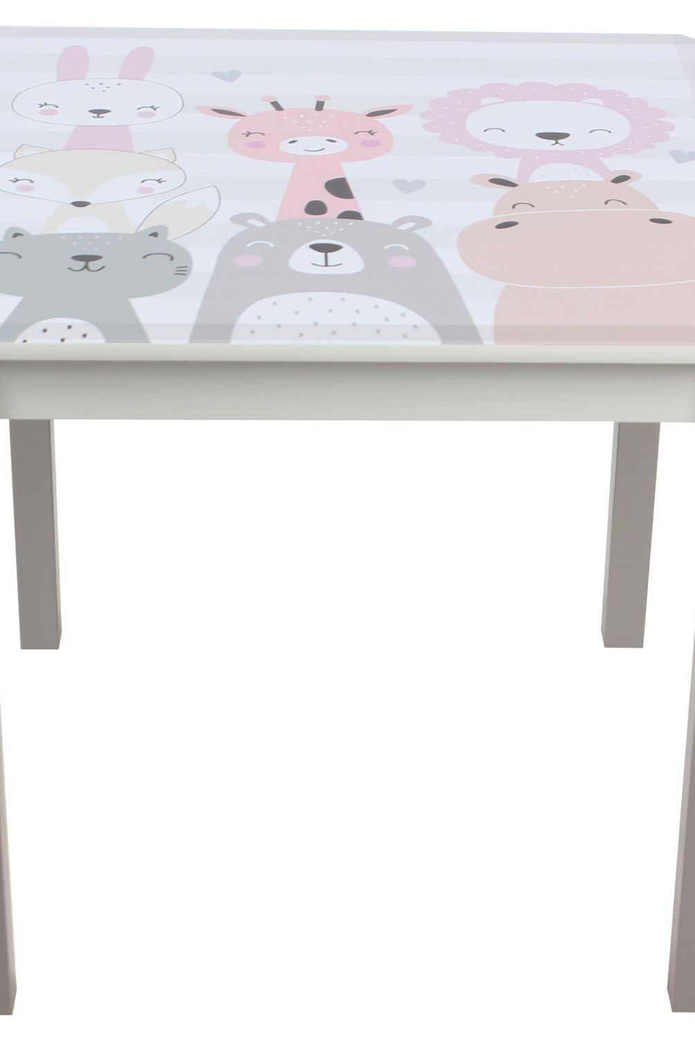JUST HOME COLLECTION - Set mesa + 2 sillas Animales Multicolor 60x55x60 cm