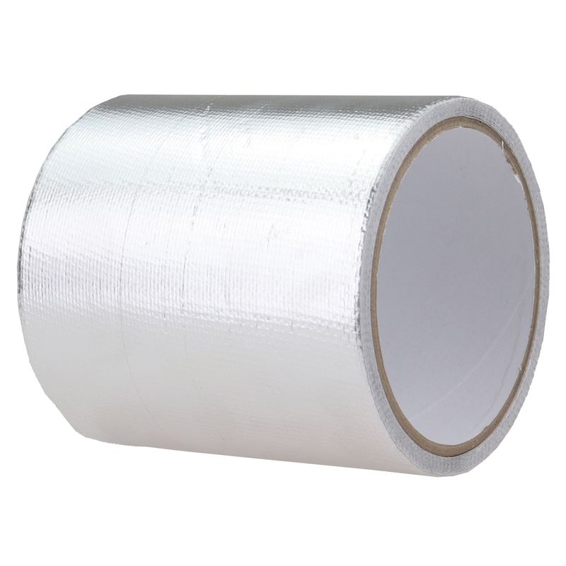 TOPEX - Cinta Aluminio Refractario Fibra de Vidrio 10 cm 5 m