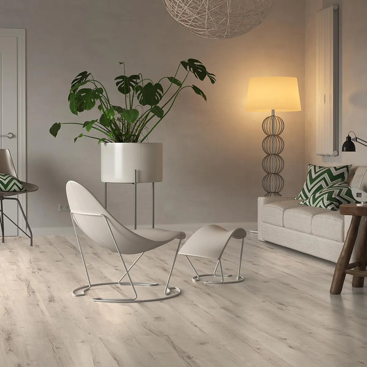 HOLZTEK - Piso laminado 8 mm Bremen Beige 2.22 m2