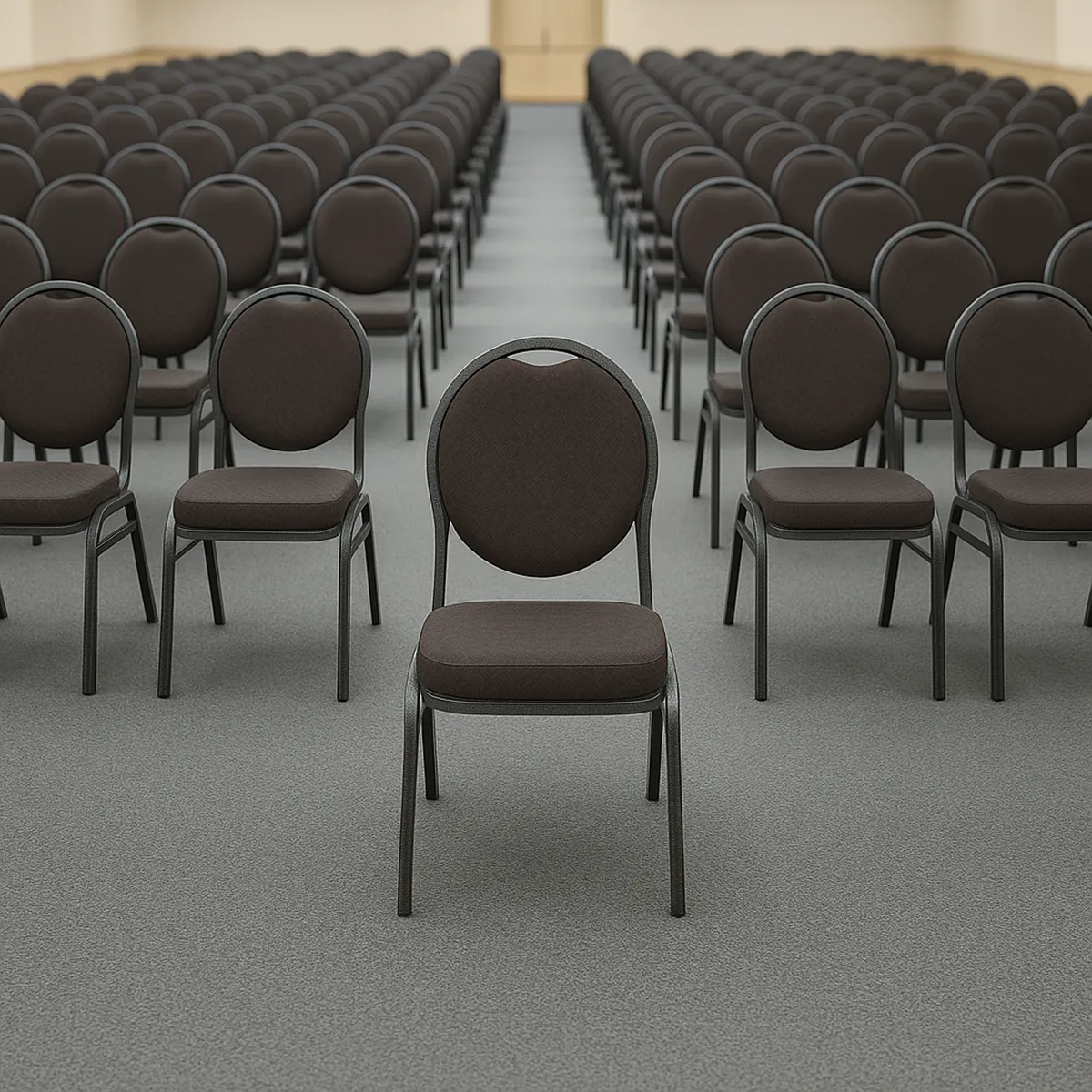 JUST HOME COLLECTION - Silla Salón Evento Chocolate 90x48x57 cm