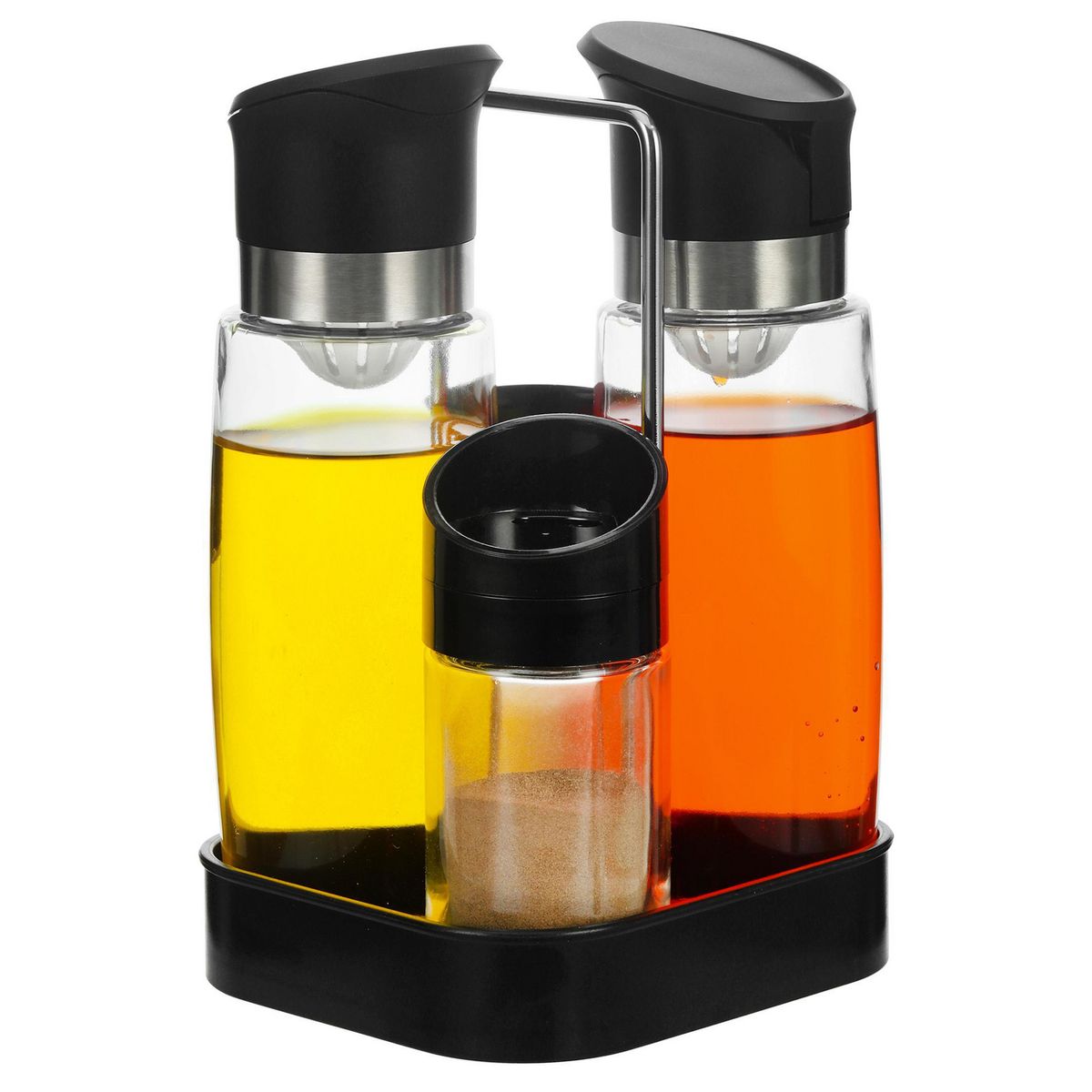 JUST HOME COLLECTION - Juego Aceitero + Vinagrero + Salero