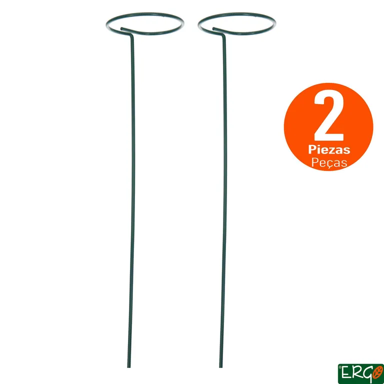 Set de 2 estacas soporte 70 cm