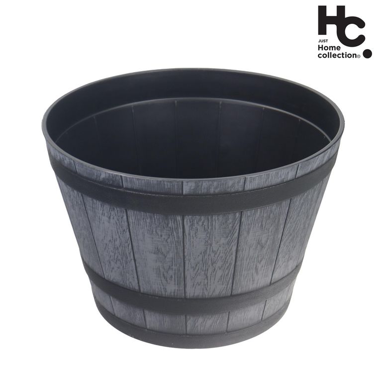 Macetero Look Barril de Polipropileno 50x35 cm Colores Antiguos