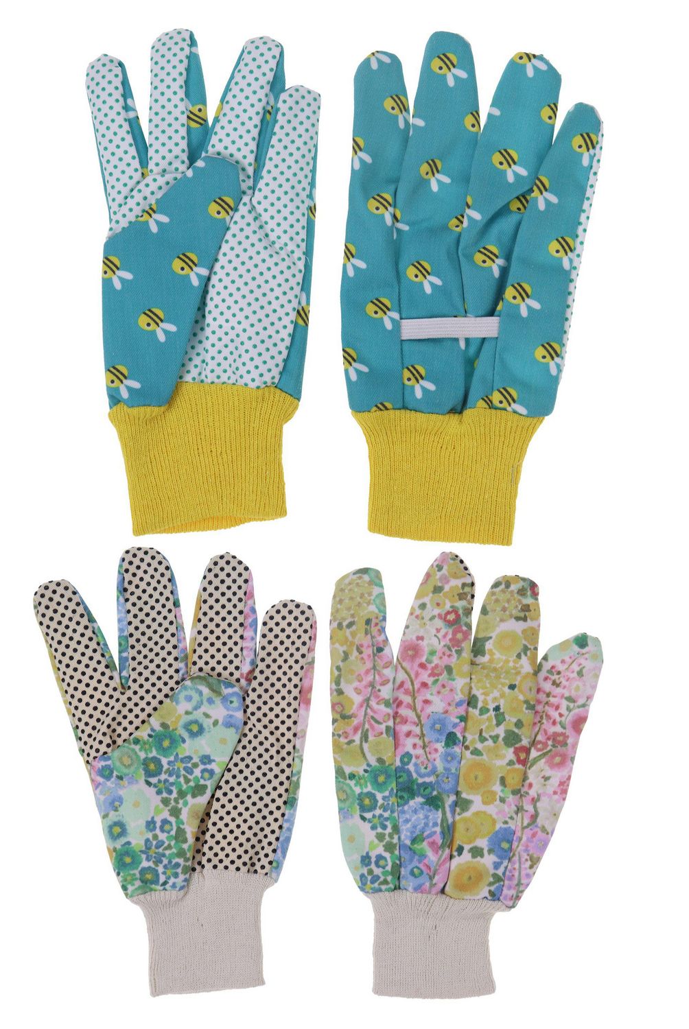 ERGO - Guantes de Jardín Diseños de Poliéster Talla única Varios