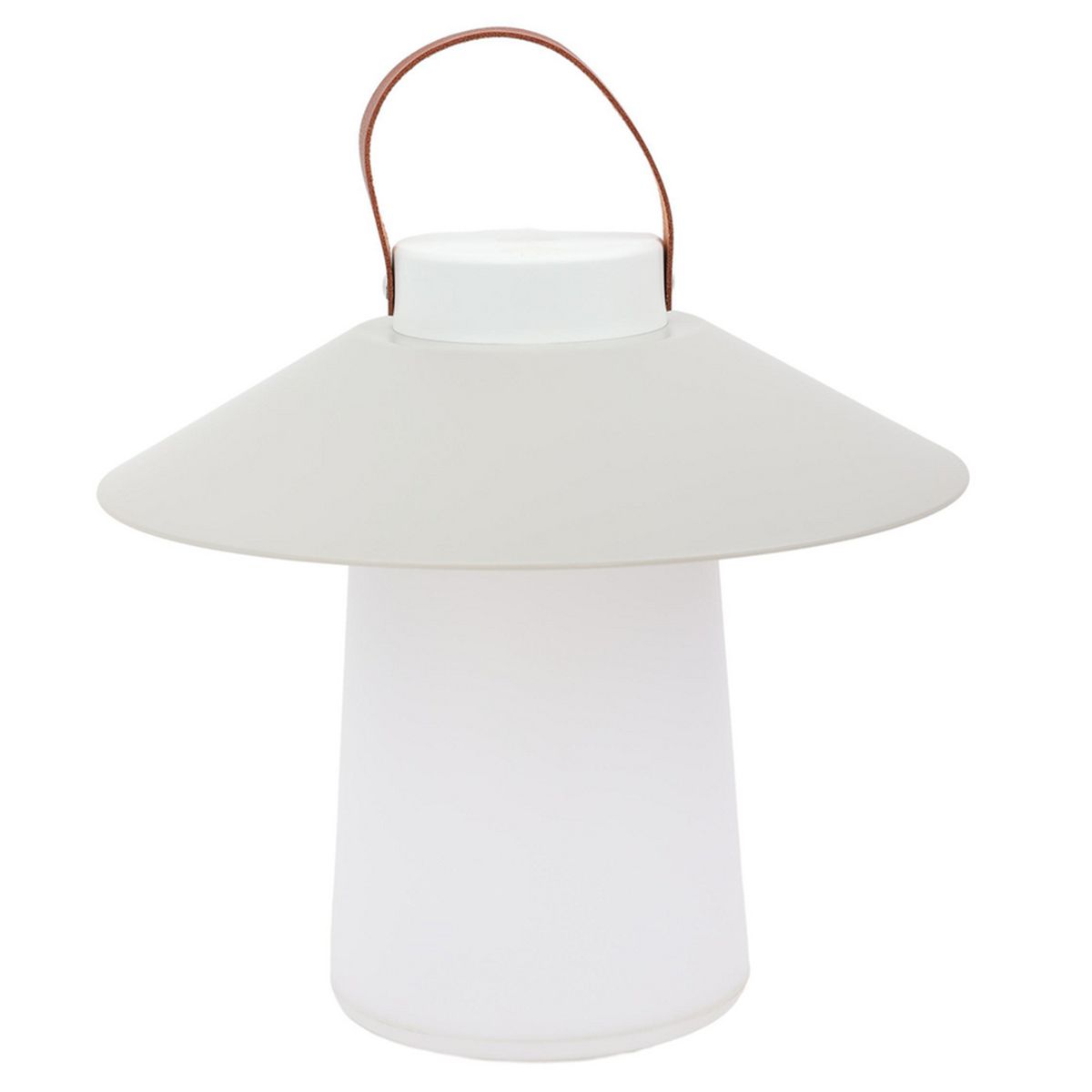 JUST HOME COLLECTION - Lámpara Mesa Camp Gris/Plata 25x23 cm