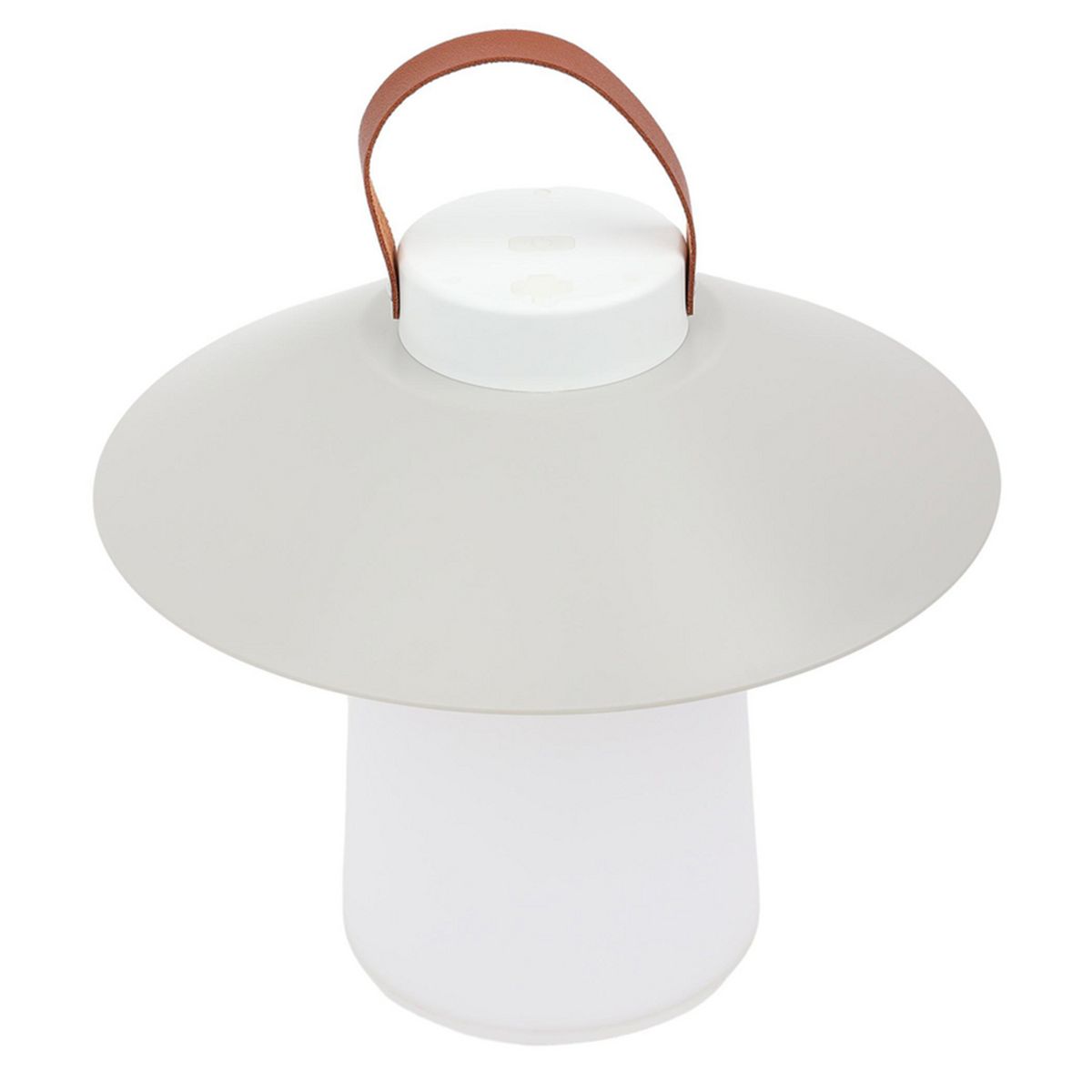 JUST HOME COLLECTION - Lámpara Mesa Camp Gris/Plata 25x23 cm