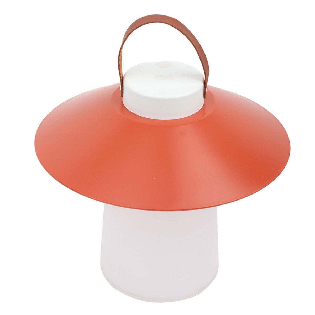 JUST HOME COLLECTION - Lámpara Mesa Camp Rojo 25x23 cm