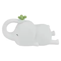 JUST HOME COLLECTION - Lámpara Led Elefante Acostado Blanco 3 W 9x8.9 cm