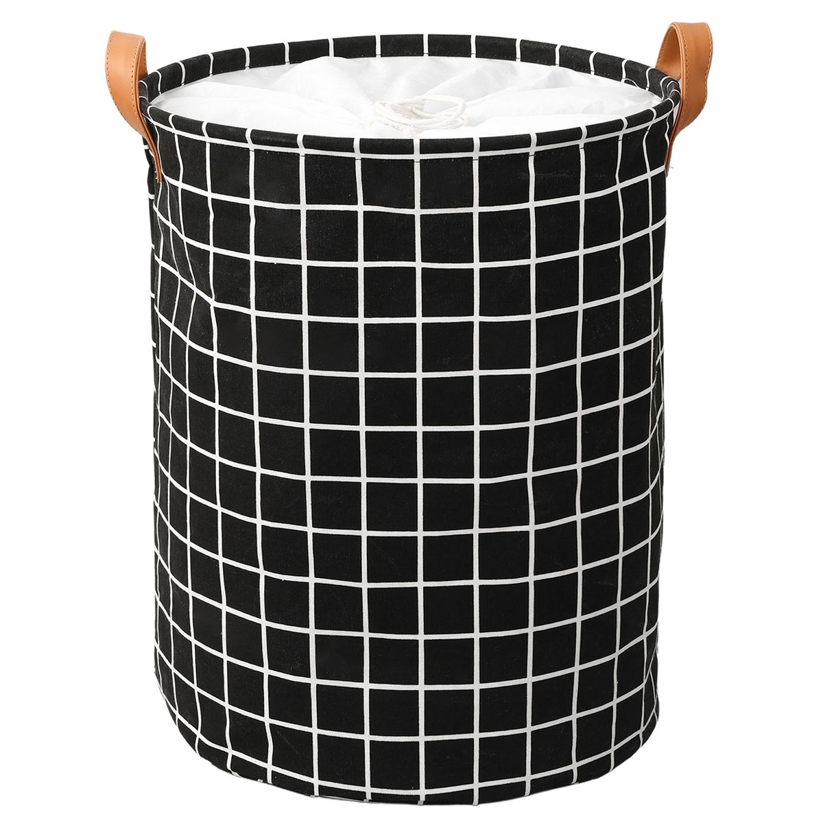 JUST HOME COLLECTION - Cesto para Ropa 40x50x40 cm 80 l Negro