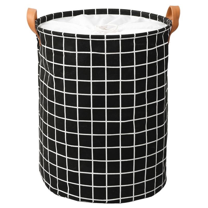 JUST HOME COLLECTION - Cesto para Ropa 40x50x40 cm  Negro