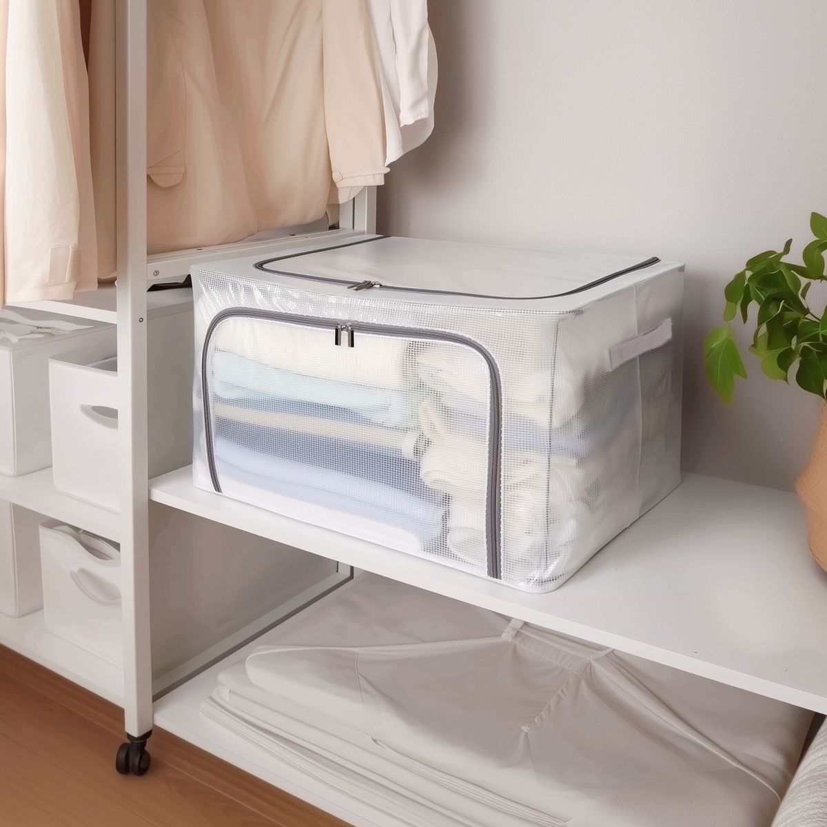 JUST HOME COLLECTION - Organizador 40x50x33 cm Transparente