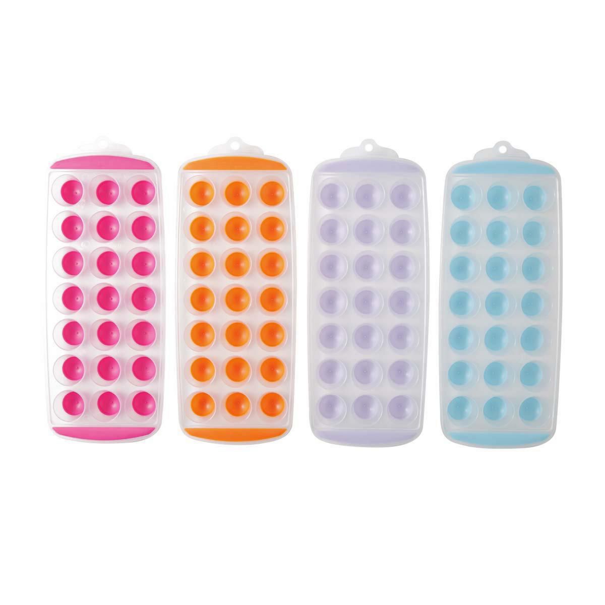 JUST HOME COLLECTION - Cubeta para Hielo Cubos Redondos Colores Surtido