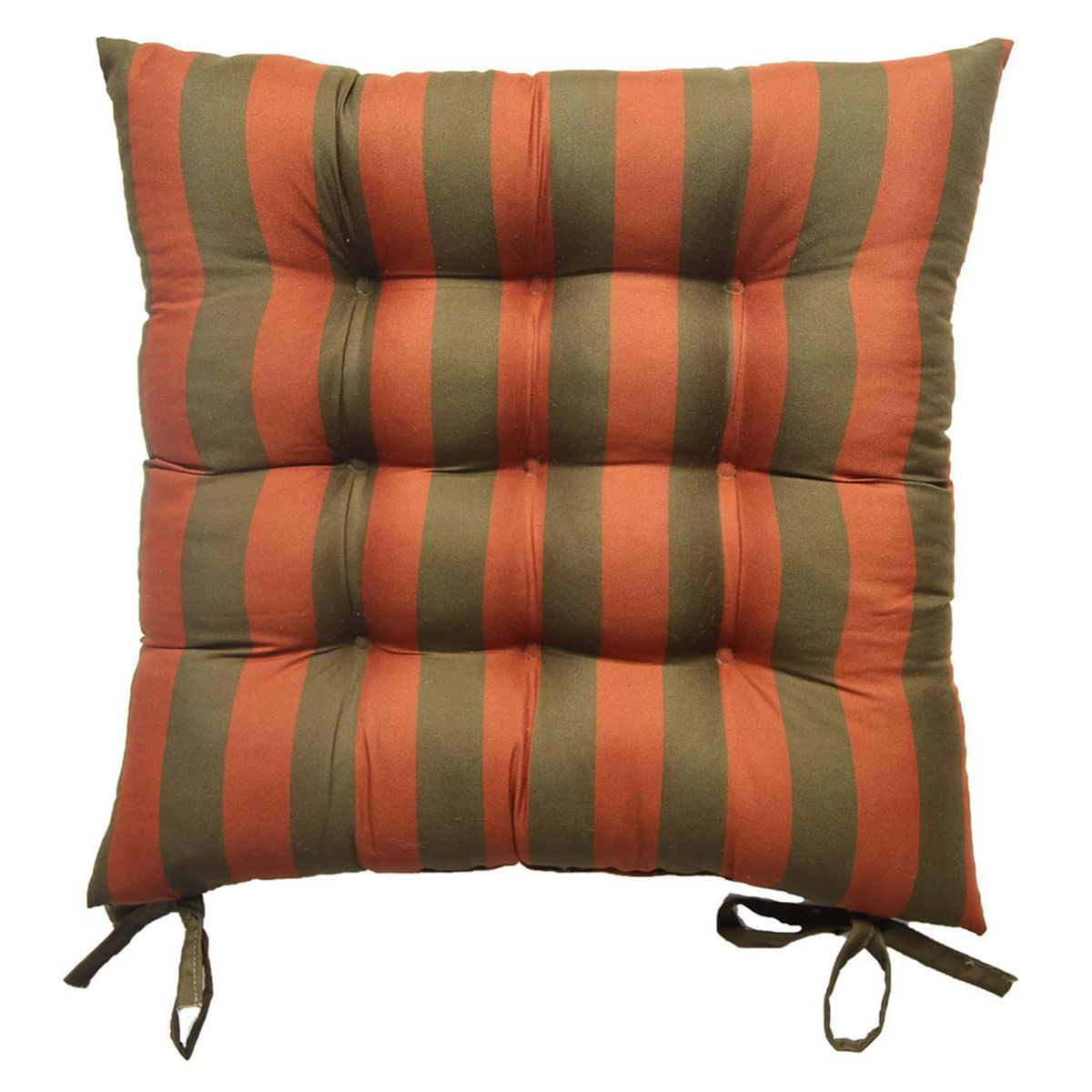 JUST HOME COLLECTION - Cojín Silla con Amarras 40x40cm Rayas