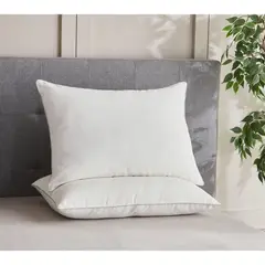 JUST HOME COLLECTION - Pack de 2 Almohadas Waffle de Poliéster para Dormir 50x70 cm
