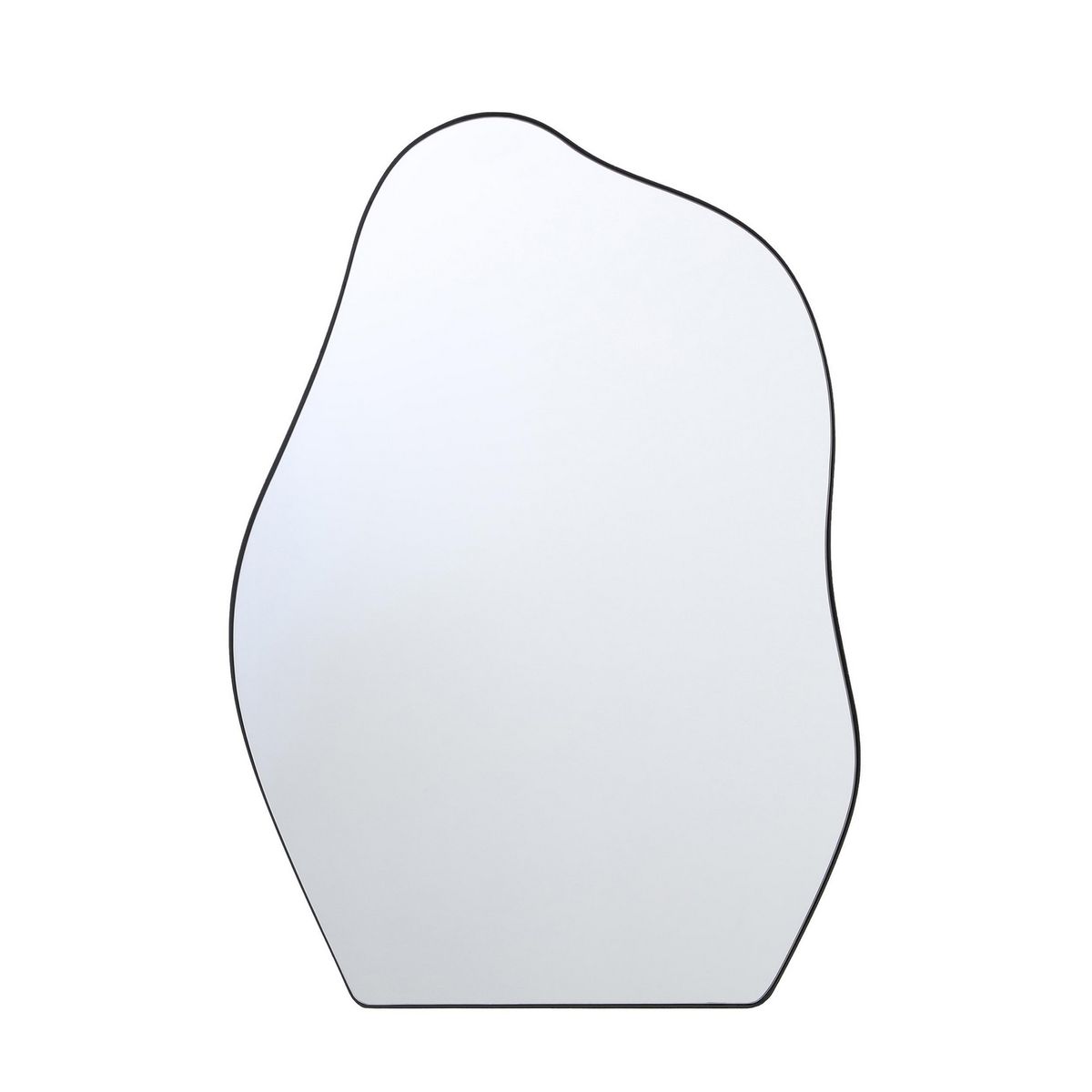 JUST HOME COLLECTION - Espejo Decorativo Forma Poligonal 50x70 cm Plateado Shape