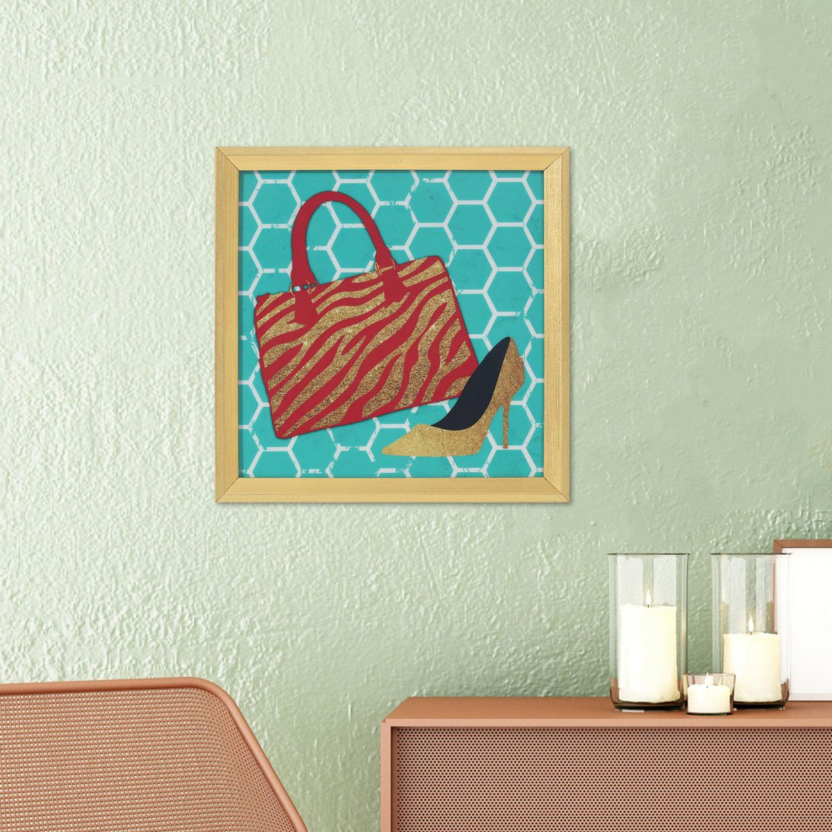 JUST HOME COLLECTION - Cuadro Fashion 20x20 cm