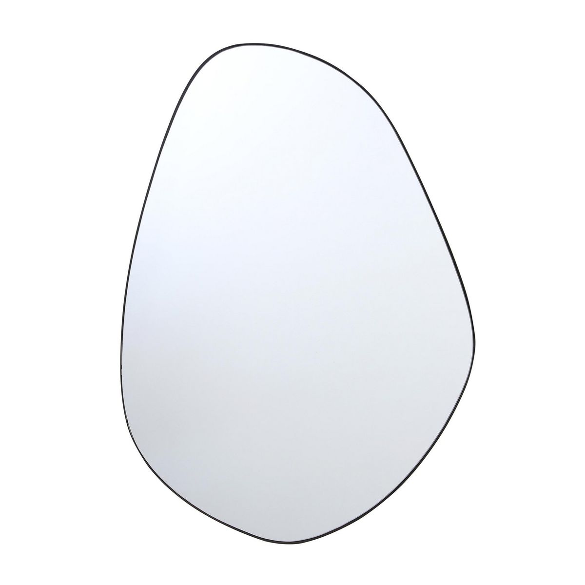 JUST HOME COLLECTION - Espejo Decorativo Forma Poligonal 50x70 cm Plateado Shape