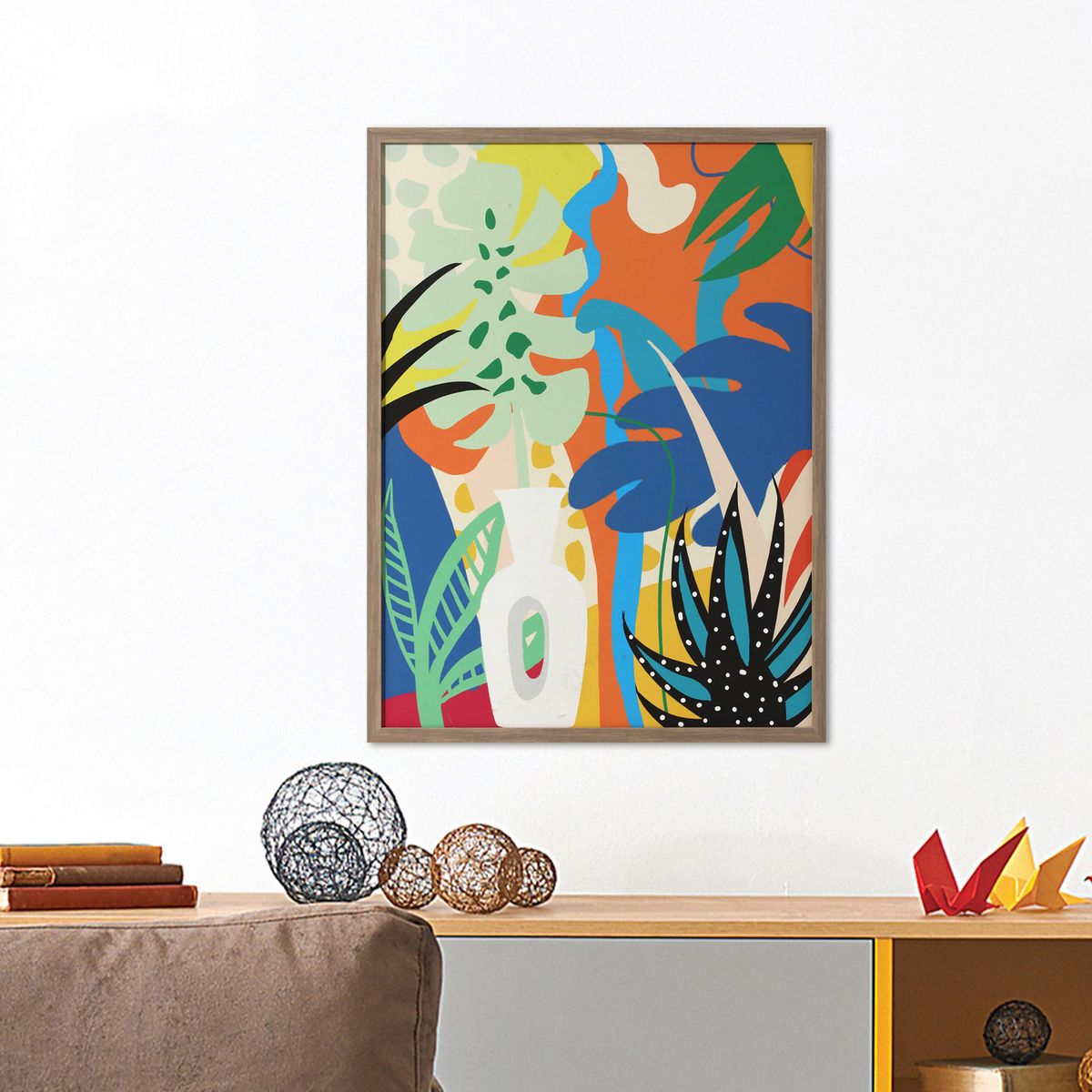 JUST HOME COLLECTION - Cuadro Botanica 60x80 cm