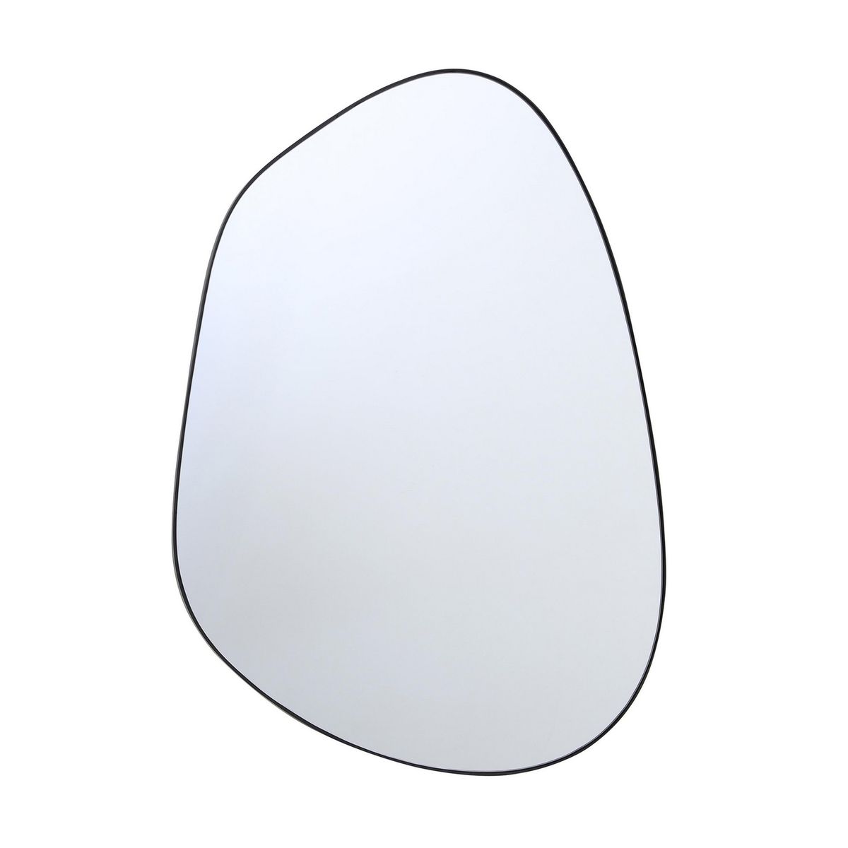 JUST HOME COLLECTION - Espejo Decorativo Forma Poligonal 50x70 cm Plateado Shape