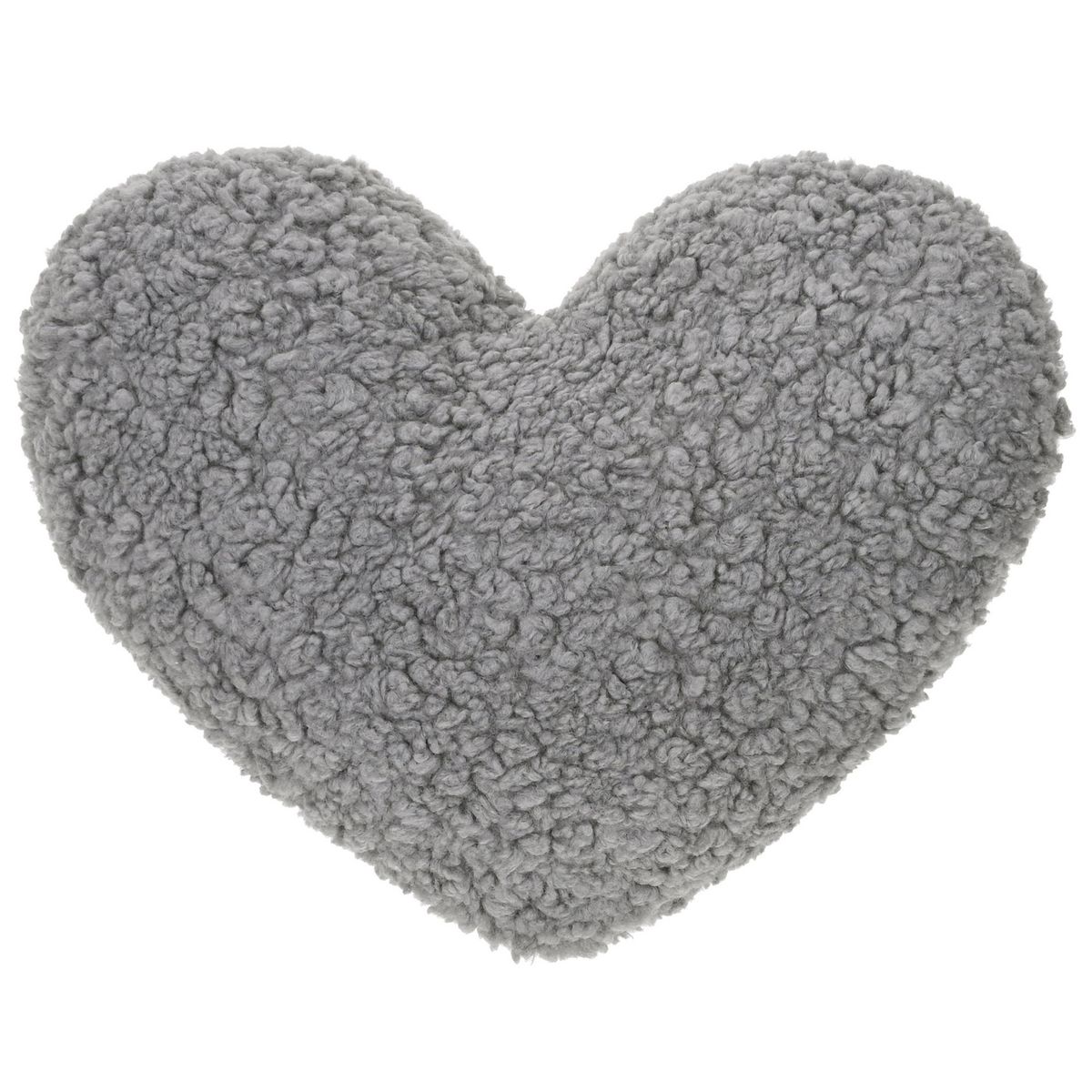 JUST HOME COLLECTION - Cojín Corazón Gris 36x30 cm