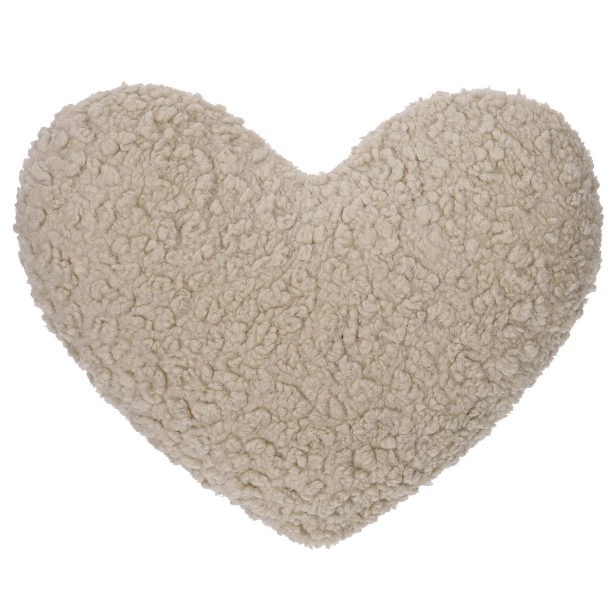 JUST HOME COLLECTION - Cojín Corazón Beige 36x30 cm