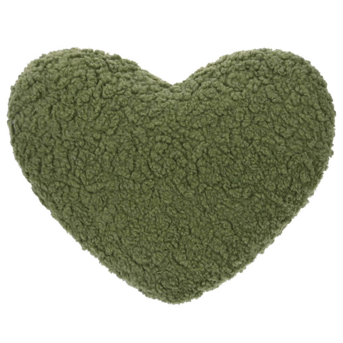 JUST HOME COLLECTION - Cojín Corazón Verde 36x30 cm