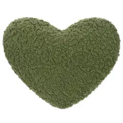 JUST HOME COLLECTION - Cojín Corazón Verde 36x30 cm