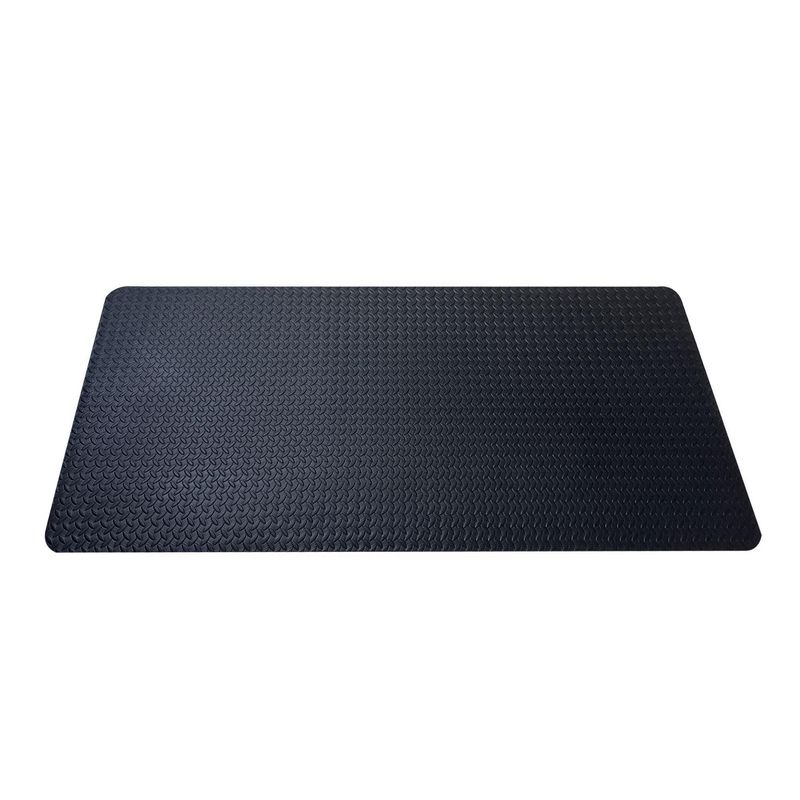 JUST HOME COLLECTION - Alfombra Fatig 91x198 cm Polipropileno Negro